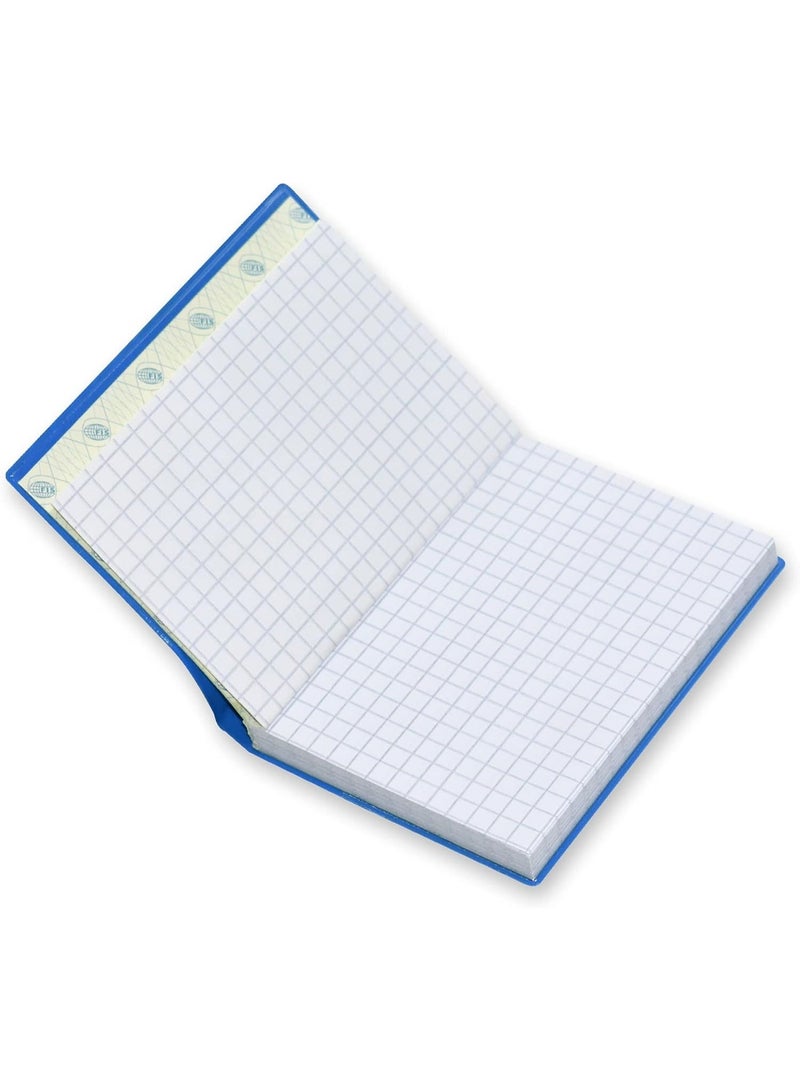 FIS PVC Soft Cover Square Lines Notebook Blue/Black Pack of 5 Pieces - Image 3